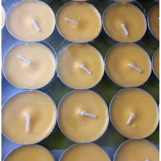 1 viên nến tealight trắng/vàng