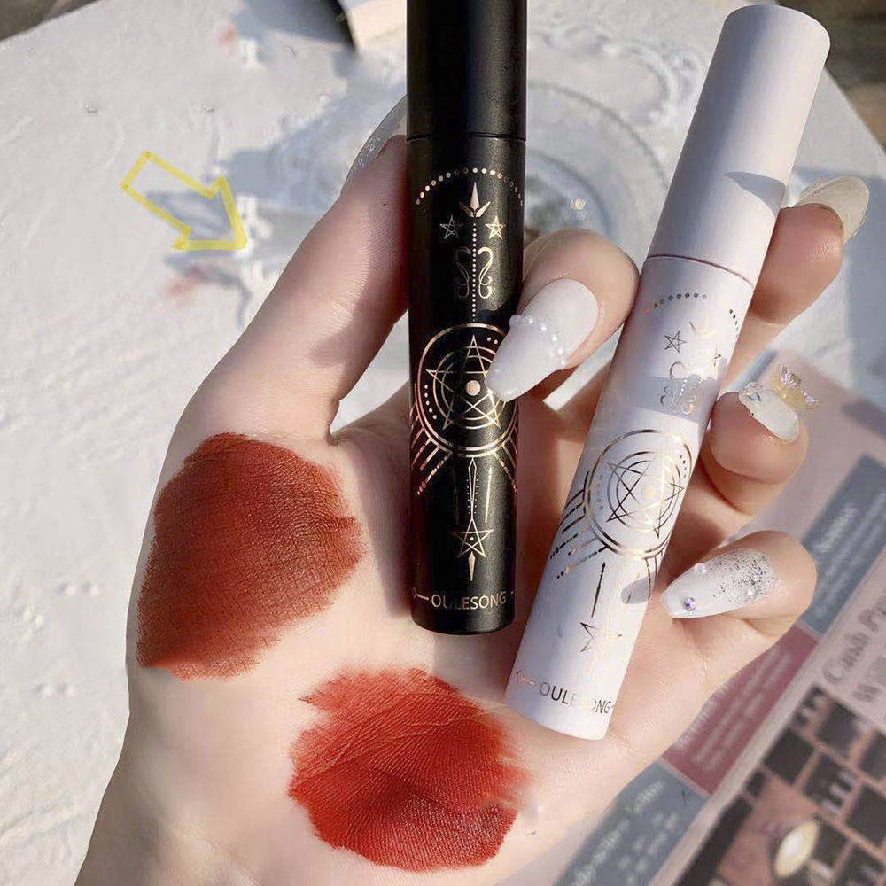 【sweet】2pc/set woman fashion Matt waterproof long-lasting lip glaze lipstick | BigBuy360 - bigbuy360.vn