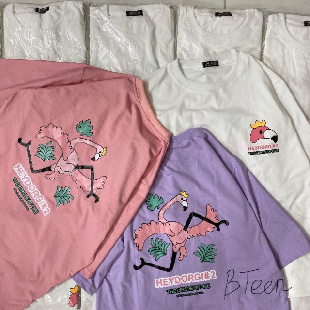 Hình thật 100 Áo thun tay lỡ Unisex HEYDORGI