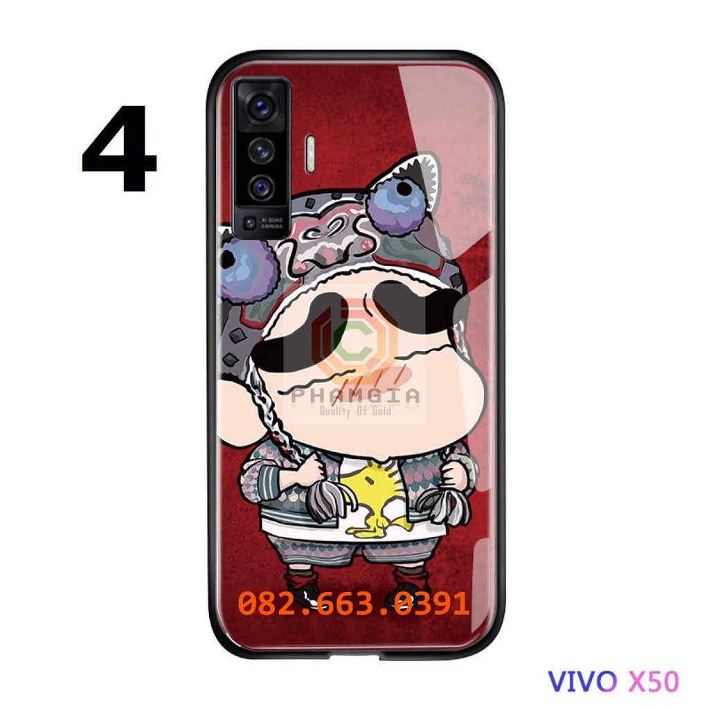 Ốp lưng Vivo X50 dẻo in hình Shin siêu quậy