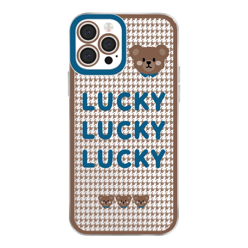 Ốp lưng iphone Ốp Điện Thoại Trong Suốt In Chữ Tiếng Anh Hoạt Hình Cho Iphone 13Promax xr xsmax Apple XS/7/8PLUS/PRO/MAX Dinuo case