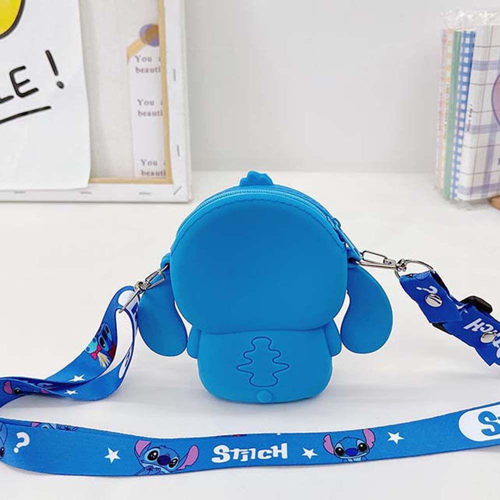 Túi Đeo Chéo Vai 26Eddie Star Dew Hình Stitch Hoạt Hình Sáng Tạo Chống Nước Cho Trẻ Mẫu Giáo