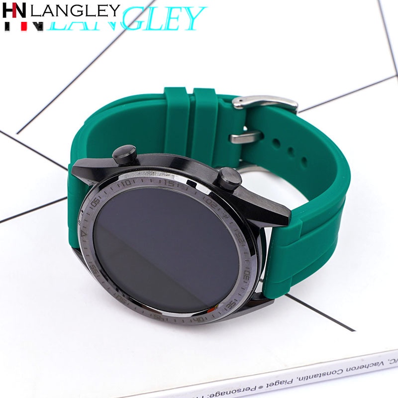 Dây Đeo Đồng Hồ Thể Thao Bằng Silicone 22mm Tháo Gỡ Nhanh 20mm Cho Seiko / Samsung