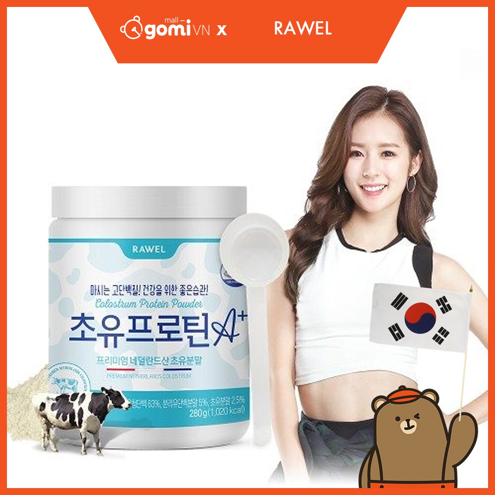 Bột Sữa Non Hà Lan Cao Cấp Rawel Colostrum Protein Powder A+ 280g GomiMall