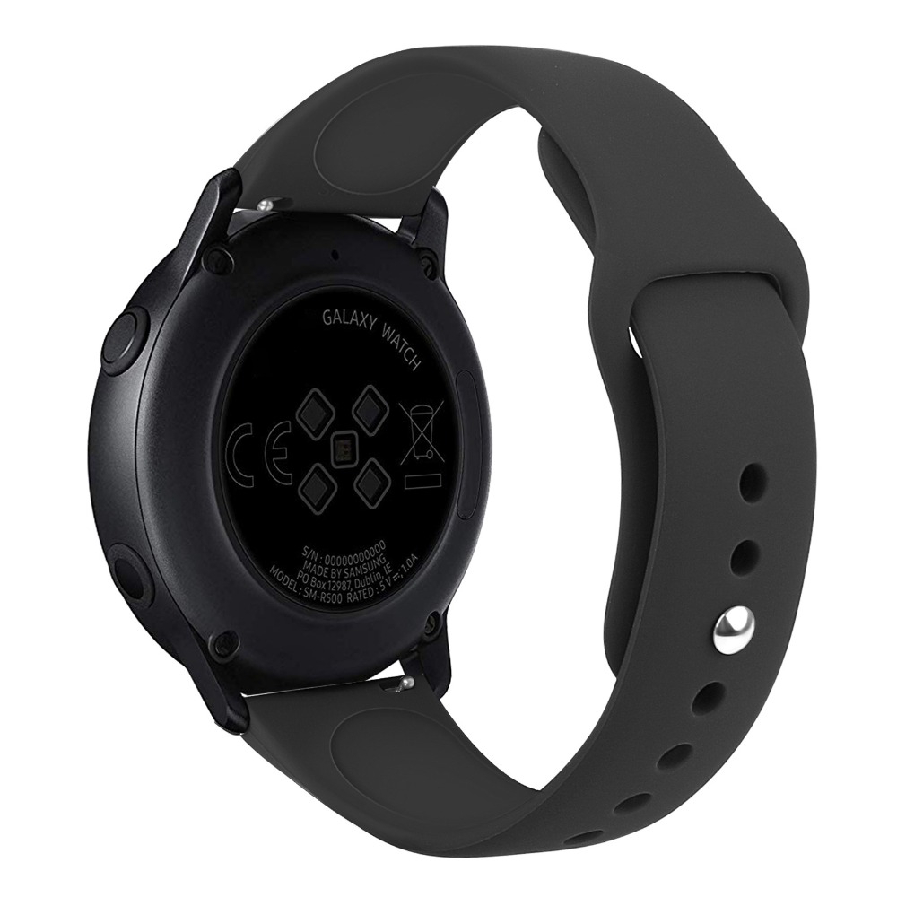 Dây đeo silicone thay thế cho đồng hồ thông minh Samsung Gear S2 S3 20mm 22mm Galaxy watch 42mm 46mm active