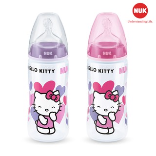 BÌNH SỮA NUK PREMIUM CHOICE+ NHỰA PP 300ML NÚM TI S1-M (HELLO KITTY)