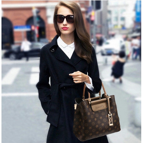 Ready stock Túi xách họa tiết hoa thời trang sang trọng cho nữ