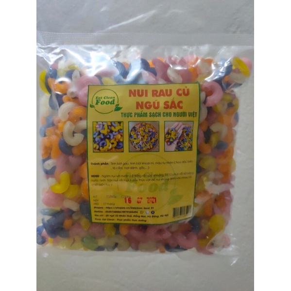 Nui gạo ngũ sắc rau củ ăn kiêng,giảm cân (500g)