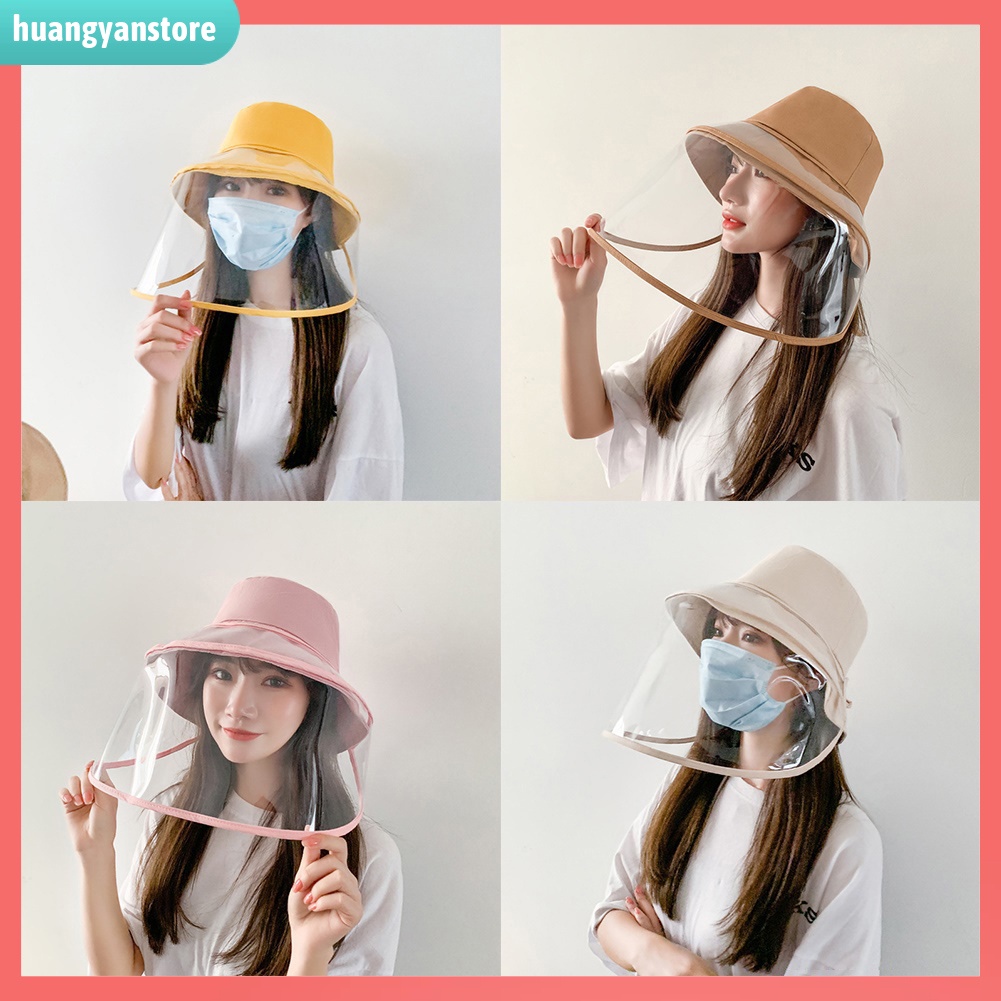 HY| Mặt nạ che toàn bộ mặt có thể điều chỉnh kích thước chống bụi bẩn và bắn nước