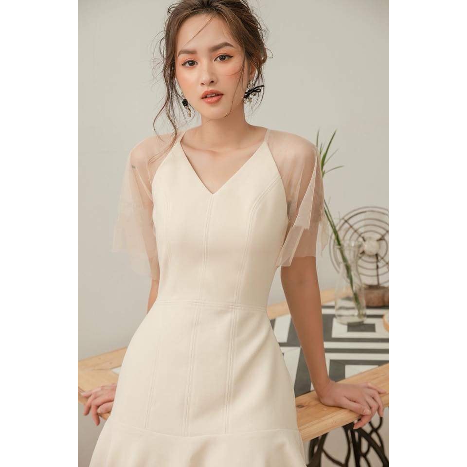 FREESHIP ĐƠN 99K_Đầm đuôi cá dự tiệc phối tay lưới | BigBuy360 - bigbuy360.vn