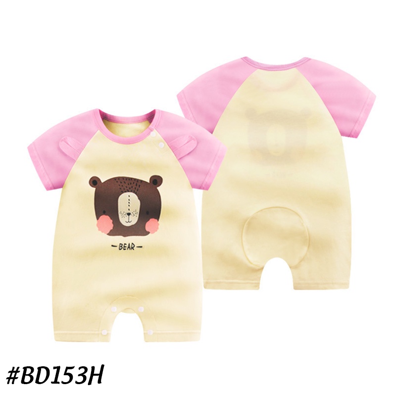 Bodysuit bé sơ sinh,áo sơ sinh cho bé từ 1 tháng đến 1 tuổi họa tiết thời trang ,dễ thương
