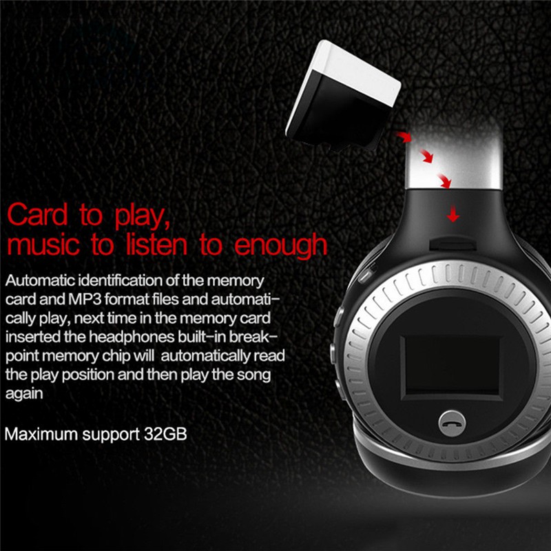 Tai nghe chụp tai không dây gấp gọn | BigBuy360 - bigbuy360.vn