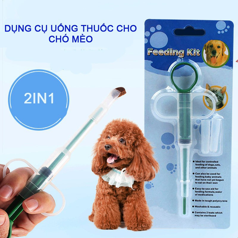 Dụng cụ cho chó mèo uống thuốc