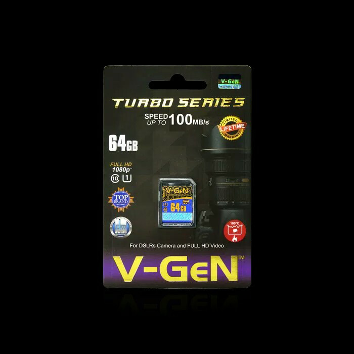 Linh Kiện Điện Tử V-Gen Sdhc 64gb Turbo Series 10, 100mb / S