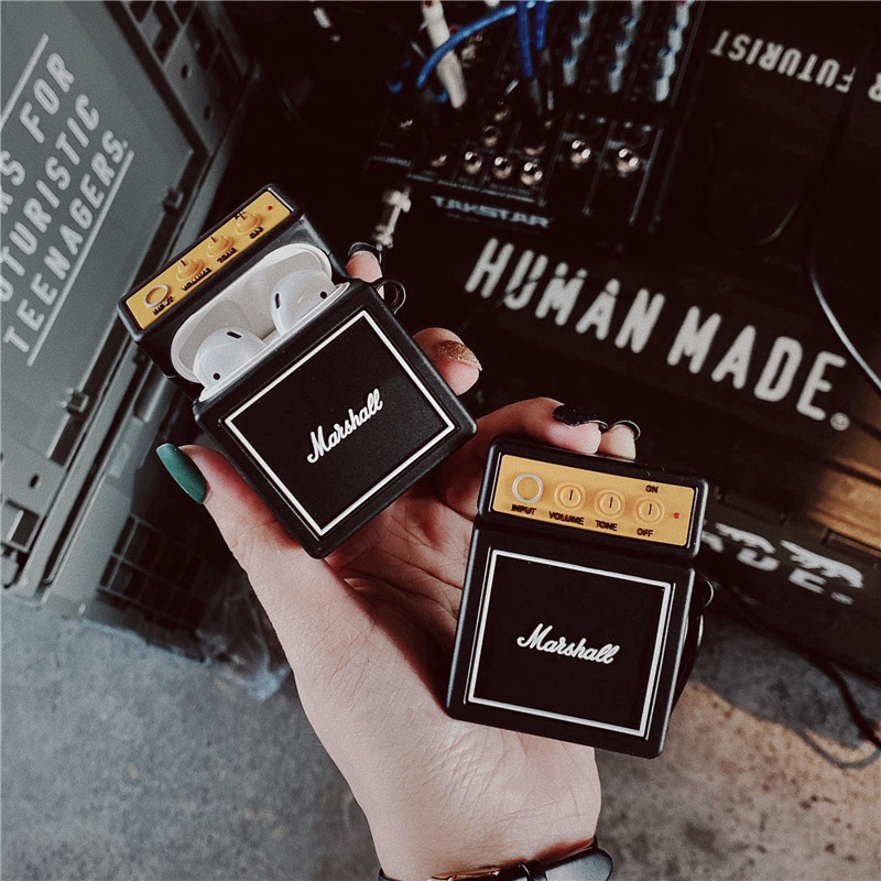 🔥 Case Ap 1/2/3 & Pro 🔥 Freeship 🔥 VỎ BỌC LOA MARSHALL Cho Tai Nghe Không Dây  - MOBILE89