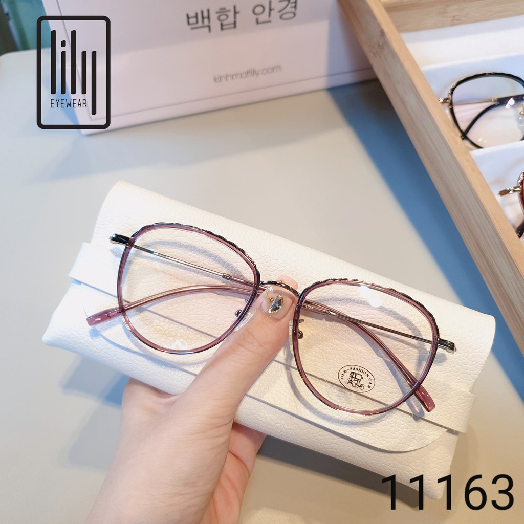 Gọng Kính Cận Kim Loại GK11163 - Gọng Kính Mắt Thời Trang