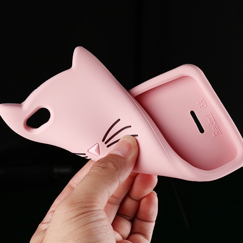 Ốp iPhone 6/6s/X/Xs/XsMax Silicon Dẻo Hình Tai Mèo Dễ Thương