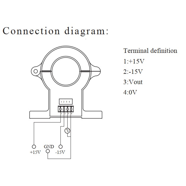 Cảm biến đo dòng HSTS21 Hall Sensor 100A - Hàng có sẵn