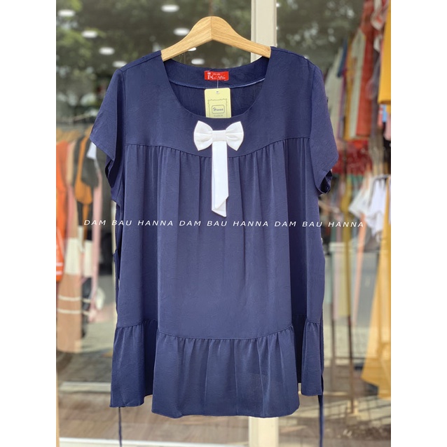 [SIZE 75-100KG] Áo bầu big size công sở áo đẹp tphcm vải lụa tuyết cao cấp thoáng mát không nhăn thoải mái có size 100kg