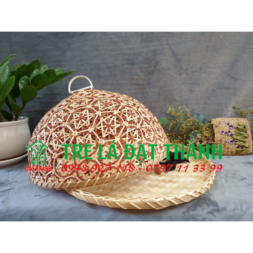 LỒNG BÀN TRE: HOẠ TIẾT & SIZE TRUNG