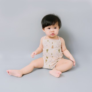 Jump 2 dây cotton hữu cơ organic mỏng mát mùa hè cho bé