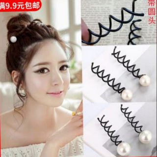 Combo 2 cây búi tóc hình xoắn lò xo xinh xắn