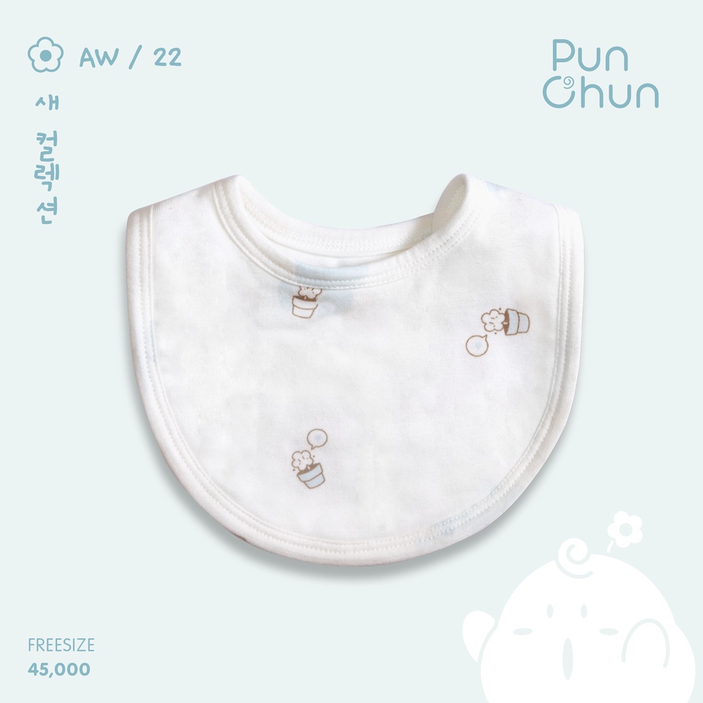 [PUNCHUN] Yếm tròn cho bé sơ sinh Punchun (4 màu)