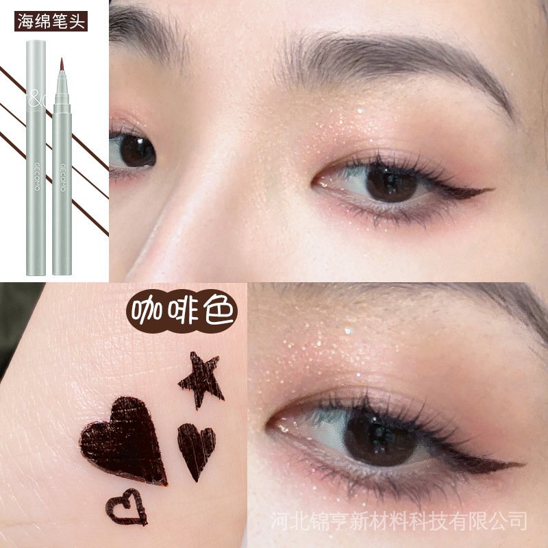 Bút Kẻ Mắt Dạng Lỏng Không Thấm Nước Chống Nhòe Màu Sắc Tự Nhiên Cho Người Mới Bắt Đầu