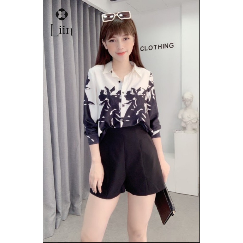 Quần short nữ Linbi basic cạp cao chất liệu mềm mại Liin clothing Q0123 | BigBuy360 - bigbuy360.vn