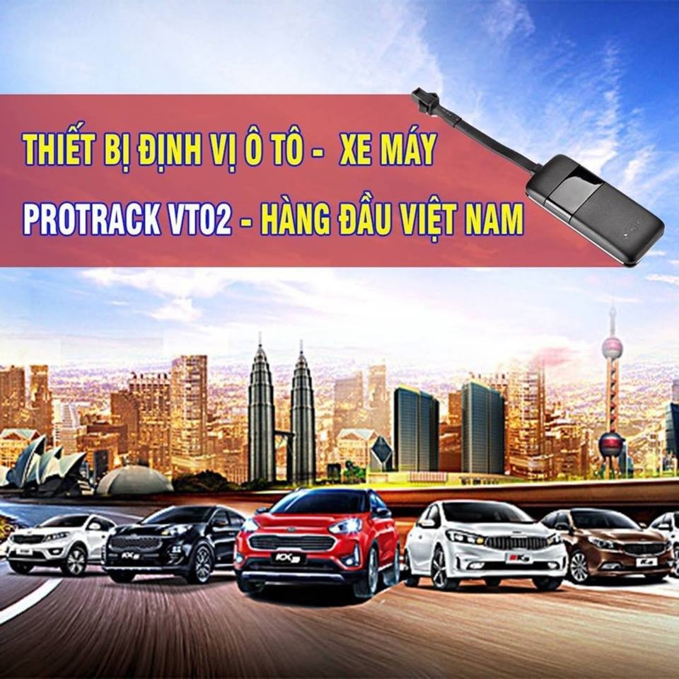 Định vị ô tô xe máy nhỏ gọn Vt02s - Chống trộm, theo dõi vị trí chính xác