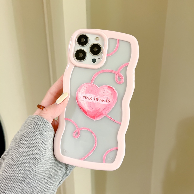 Ốp Điện Thoại Nhựa Acrylic Phối Ren Cho Iphone 13Pro / 12Promax / 11Pro / xs / 7 / 8 /