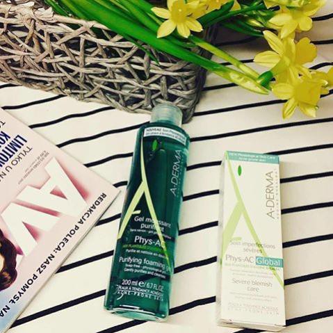 A-Derma Gel Moussant Purifiant Phys-Ac - Gel Rửa Mặt Cho Da Mụn, Nhạy Cảm 400ml