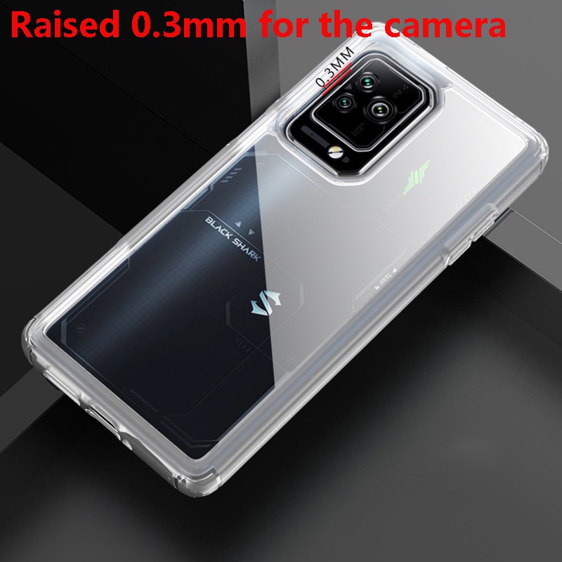 Ốp Điện Thoại TPU Nhựa Cứng Trong Suốt Chống Bám Vân Tay Cho Xiaomi Black Shark 5 / Black Shark 5Pro