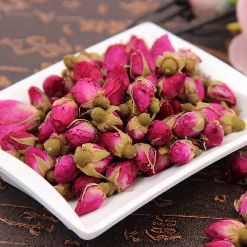 Nụ hoa hồng khô giá sỉ - nụ hồng khô Đà Lạt [500g]