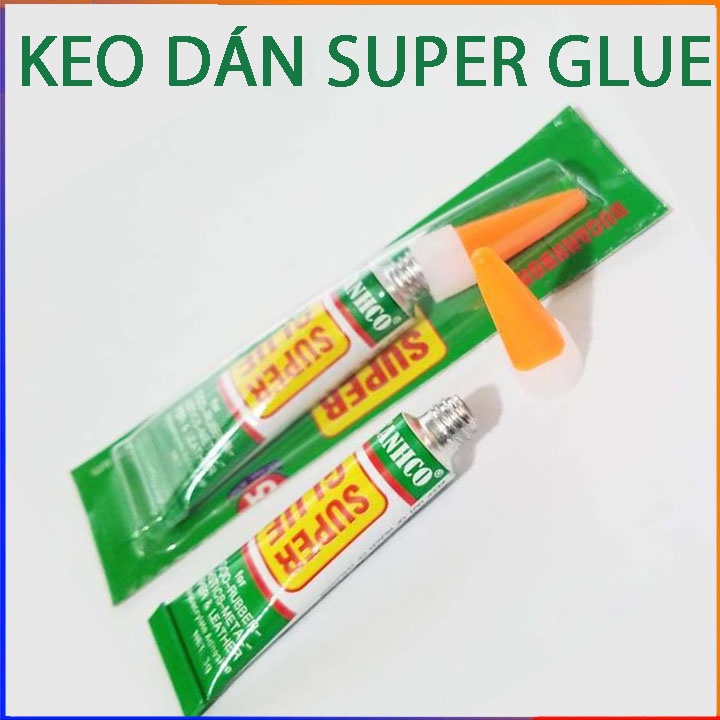 Tuýp keo dán siêu dính Super Glue đa năng tiện lợi