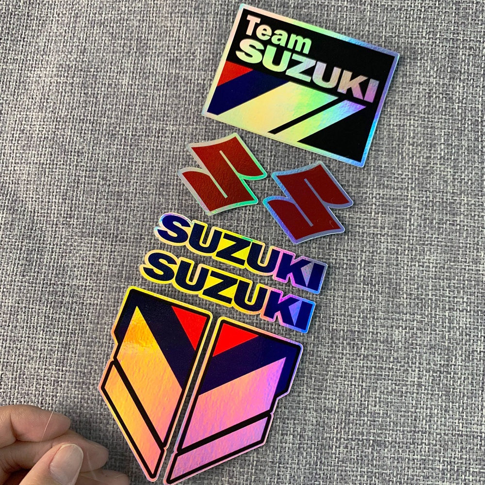 Miếng Dán Trang Trí Kính Chắn Gió Xe Mô Tô Suzuki