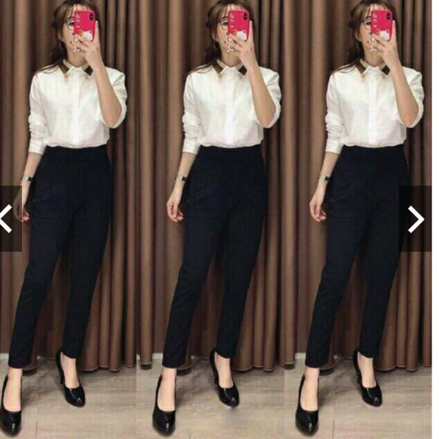 Quần cạp chun dáng beggy chất tuyết mưa siêu đẹp