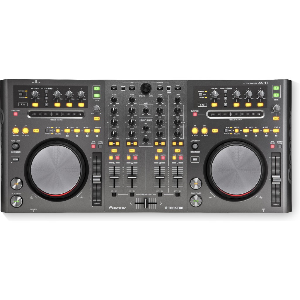 Thiết bị DJ Controller DDJ - T1 (Pioneer DJ) - Hàng Chính Hãng
