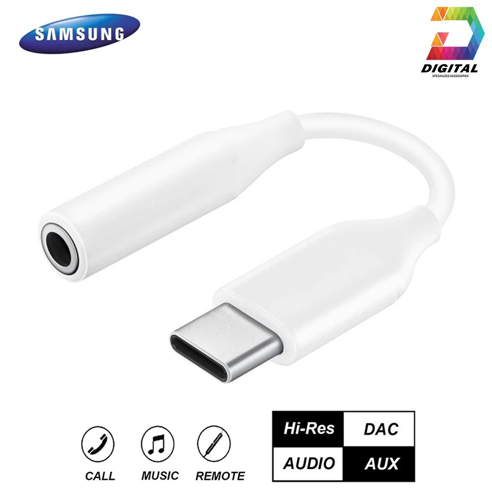 JACK CHUYỂN TAI NGHE TYPE C SANG 3.5MM CHÍNH HÃNG SAMSUNG