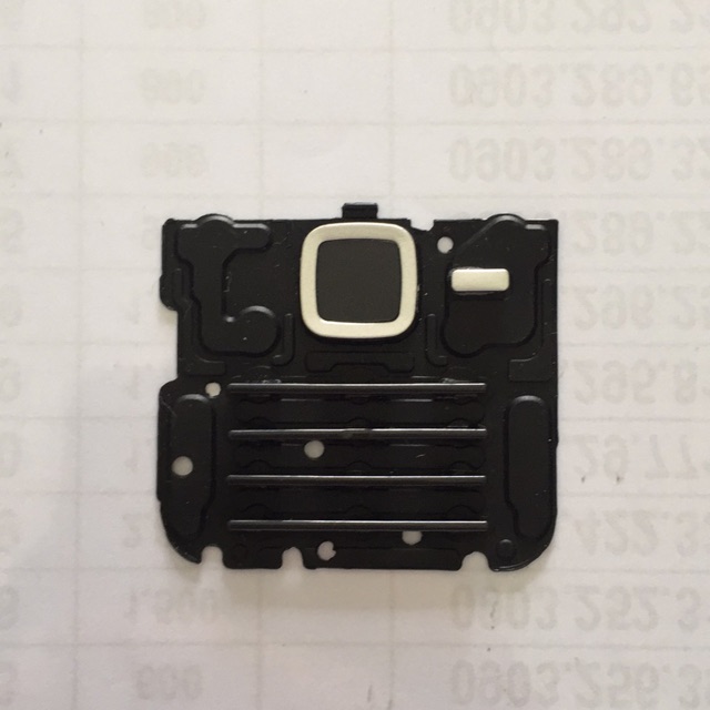 Phím cao su Nokia N78 đen và trắng