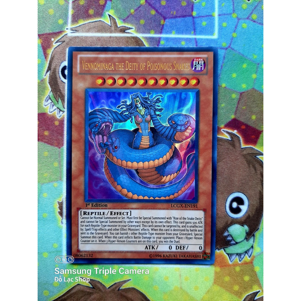 Thẻ Bài Yugioh Mint90 Monster Vennominaga the Deity of Poisonous Snakes