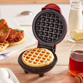 Máy Nướng Làm Bánh Quế Waffle Dash Màu Đỏ
