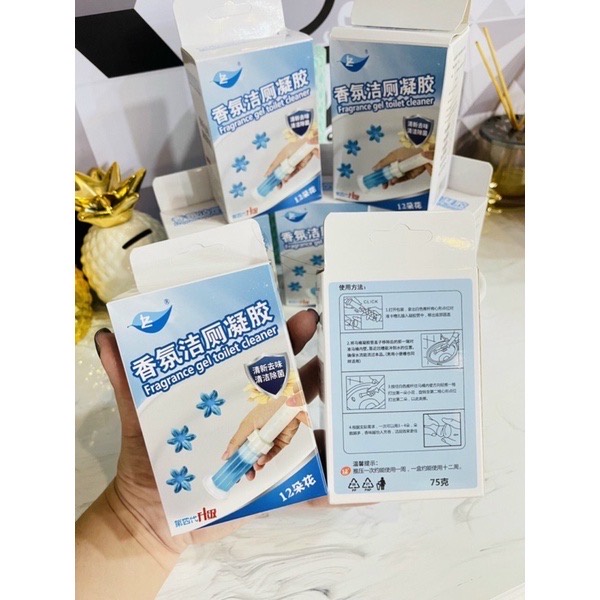 Gel khử mùi bồn cầu, khử mùi bồn cầu hình hoa, gel khử khuẩn hình bông hoa