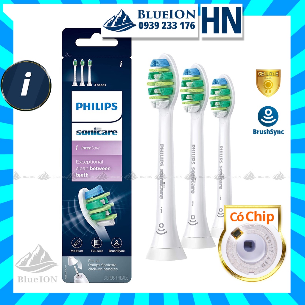 [Hàng Mỹ] Đầu bàn chải điện Philips Sonicare i Intercare