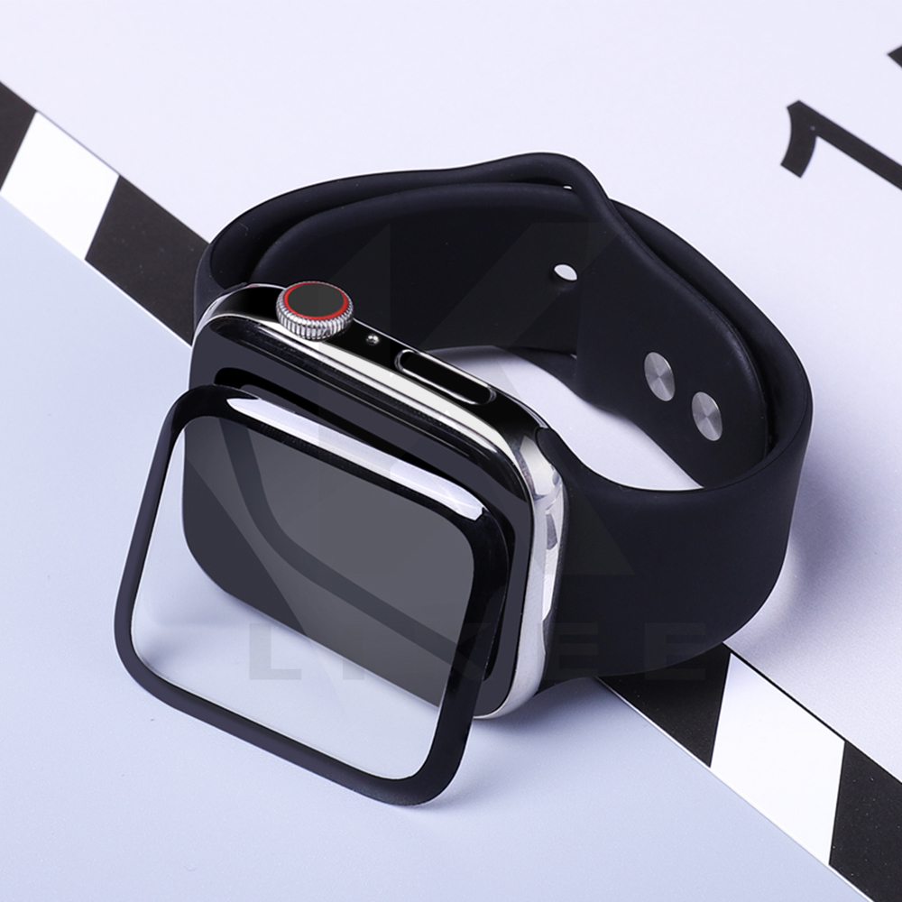 Kính cường lực 3D che phủ toàn diện bảo vệ màn hình cho Apple Watch Series 6 5 4 3 2 1 SE iWatch 38mm 40mm 42mm 44mm