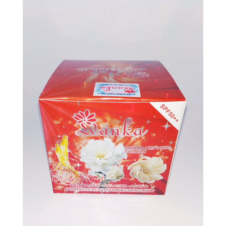 Kem dưỡng trắng da cao cấp LVANKA Collagen - tổ yến-nhân sâm chuyên sâu