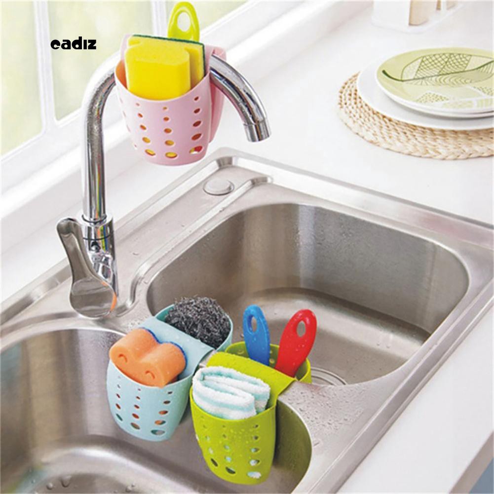 ☆Rổ Đựng Mút Rửa Chén Treo Bồn Rửa Tiện Lợi