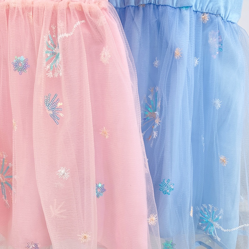 Đầm Bé Gái In Hoạ Tiết Hoạt Hình Cinnamoroll Phong Cách Hàn Quốc Xinh Xắn 2022