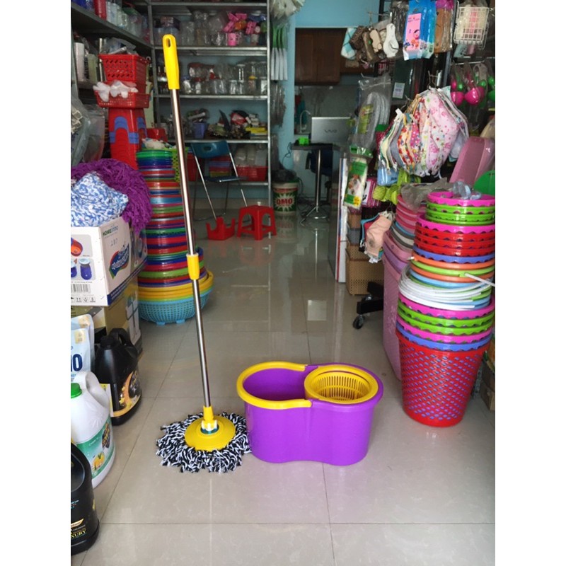 Bộ Lau nhà 360 độ Thái Lan khoá vặn siêu bền