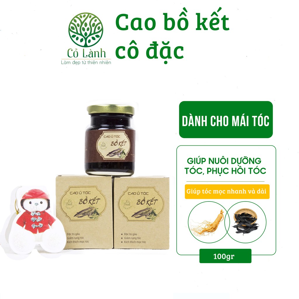 Cao bồ kết cô đặc Cỏ Lành , giúp tóc đen mượt , giúp nuôi dưỡng và phục hồi tóc hiệu quả, giúp tóc mọc nhanh và dài hơn.